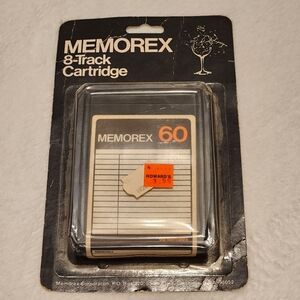 🎶Memorex Sealed 8-Track Blank